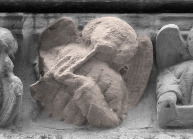 Tronpeta naturalak Lekeitioko aingeru soinularien erlaizpean. (Ag.: JMBA)