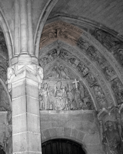 Aingeru korneta-joleak Baionako Santa Maria Katedralean. (Arg.: JMBA)