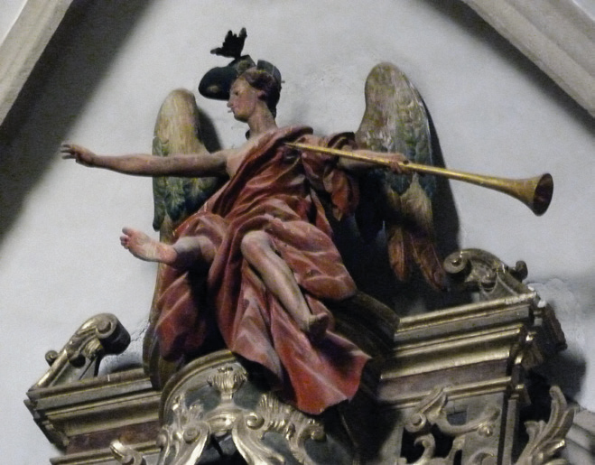 Sesmako parrokiaren organoan ageri den klarin-jolea. (Arg.: JMBA)