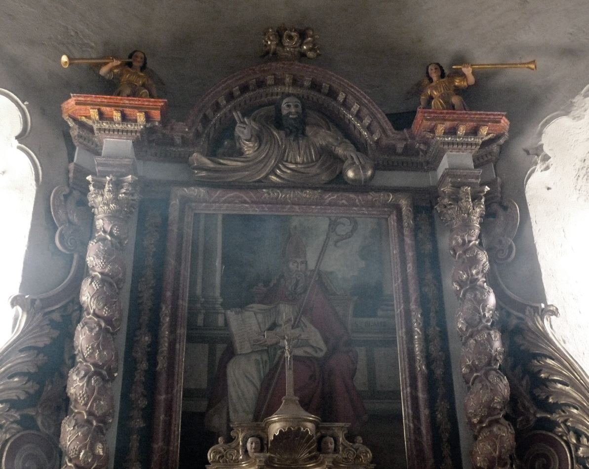 San Blas elizako tronpeta-joleak. (Arg.: JMBA)