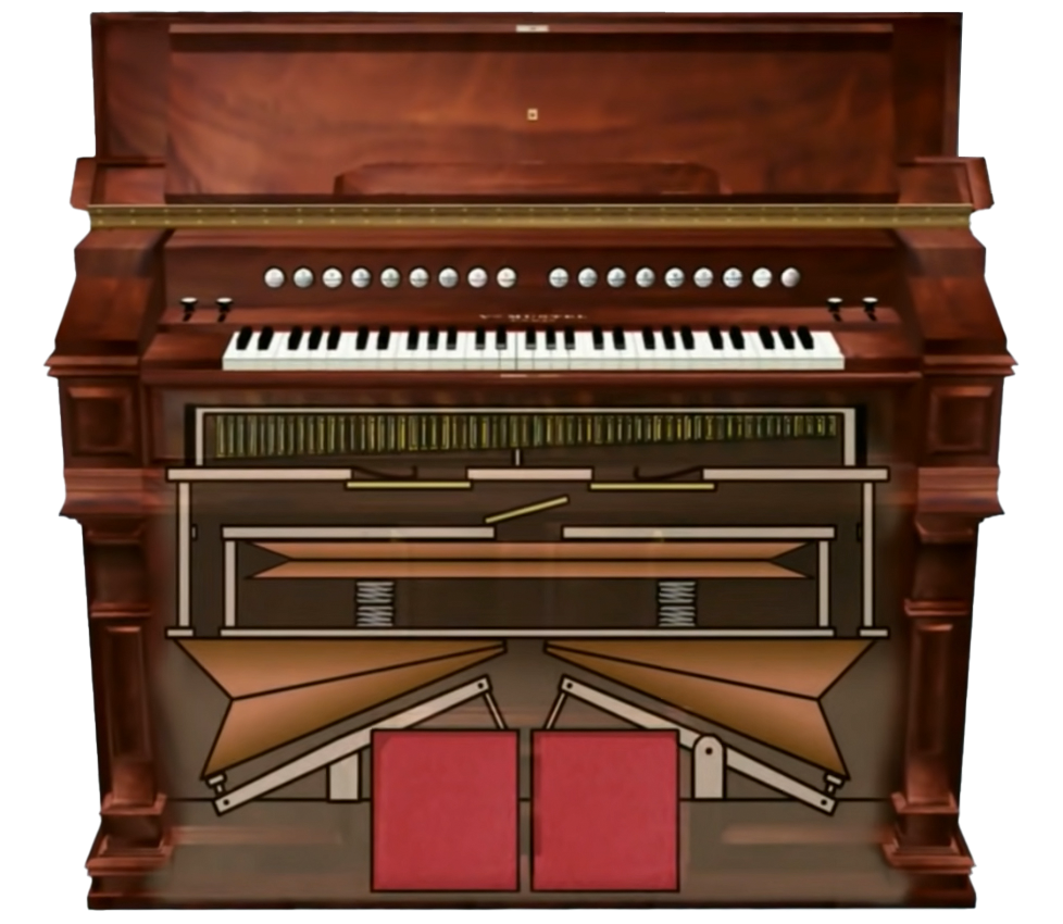 Harmoniuma aurretik ikusita. (Iturria: Scott Brothers Duo)